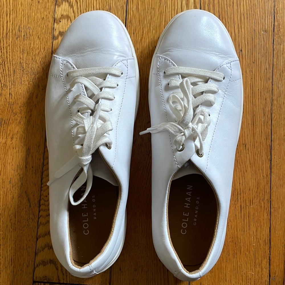 Cole Haan Grand OS, size 9, white